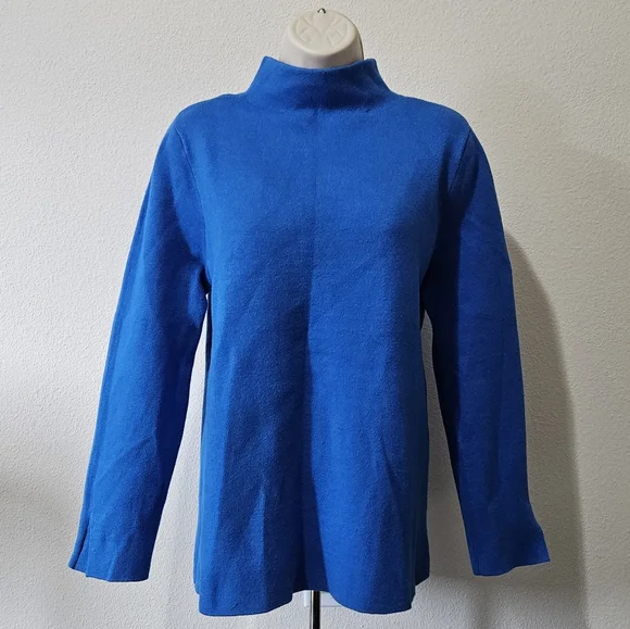 J Jill Mock Neck Pullover Sweater - Picture 2 of 12